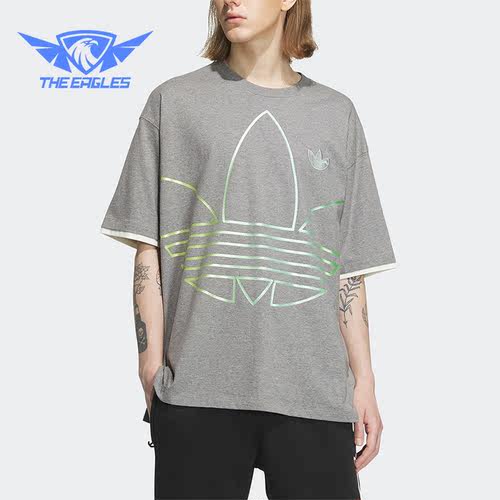 Adidas/阿迪达斯正品三叶草LT TEE SS M 1男子运动短袖IP7542