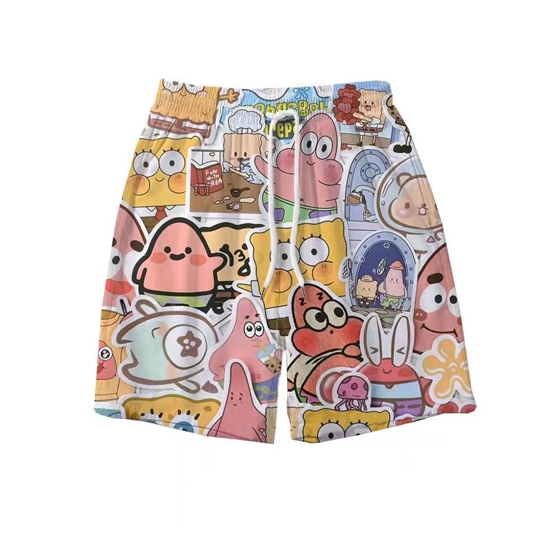 派大星短裤男女夏季宽松睡裤情侣