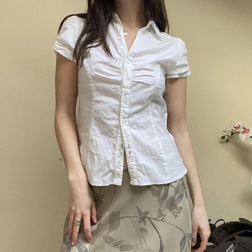 Tie Up T Shirt y2k Women Crop Top Vintage Harajuku纯色衬衫女