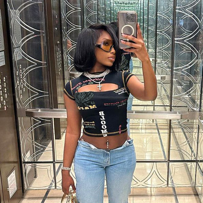 Crop Tops Trashy Y2k 2000s Streetwear Trendy Clothes Women