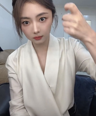 抖音谭松韵明星同款白色衬衫女2026新款法式高级感通勤职业衬衣