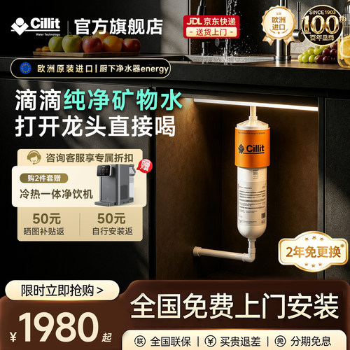 水丽厨下净水器德国进口家用净水