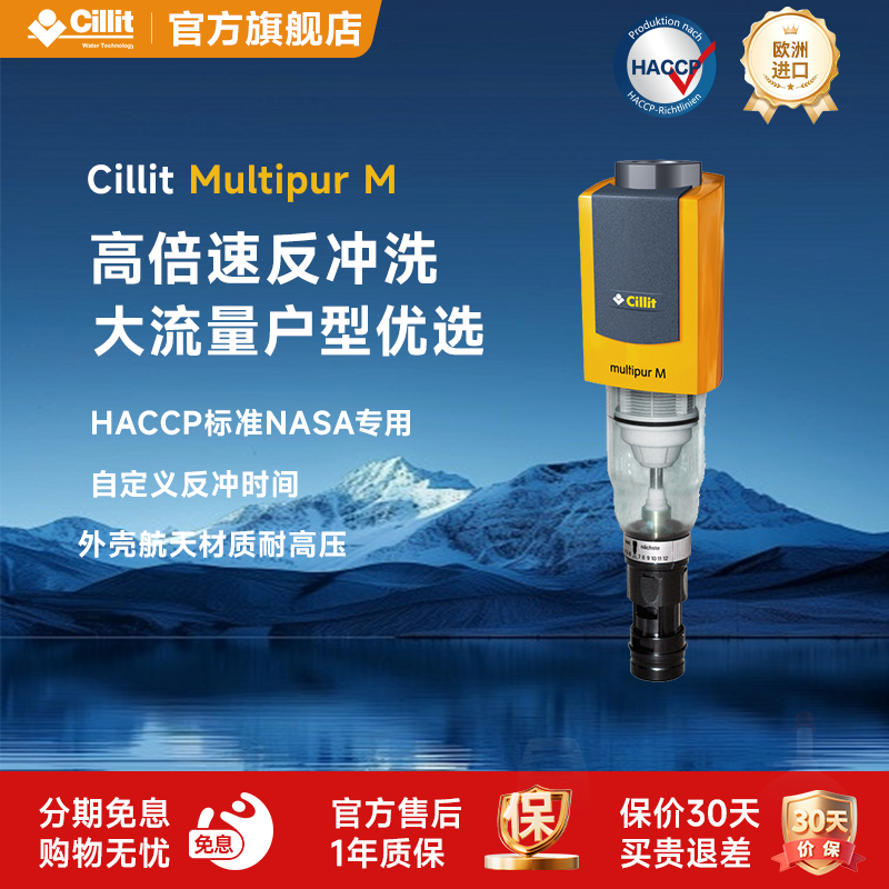Cillit水丽进口前置过滤器反冲洗家用净水器大流量全屋自来水M