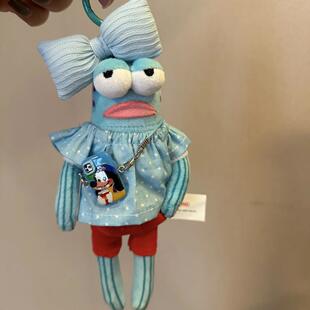 比奇堡的居民丑鱼挂件娃衣17cm娃娃衣服毛绒玩偶公仔挂件娃衣着替