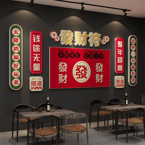 工业风烧烤肉酒国潮发财网红打卡