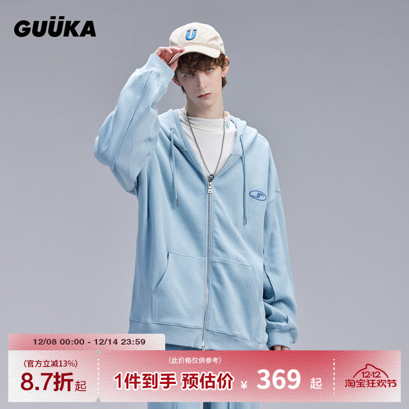 GUUKA重磅落肩针织外套