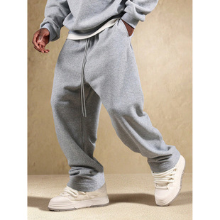 Men loose hooded sweatshirt+sweatpants set连帽卫衣+卫裤套装