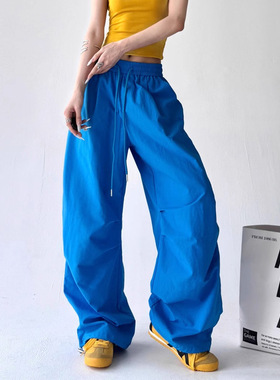 Wide leg sports pants hip hop paratrooper casual pants运动裤