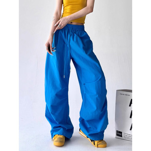 pants hip pants运动裤 leg casual sports paratrooper Wide hop