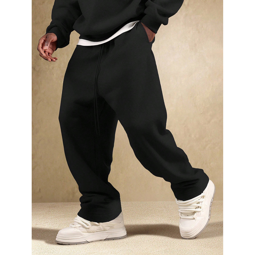 Men loose hooded sweatshirt+sweatpants set男连帽卫衣卫裤套装