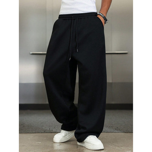 American retro casual men sports loose fit sweatpants卫裤男