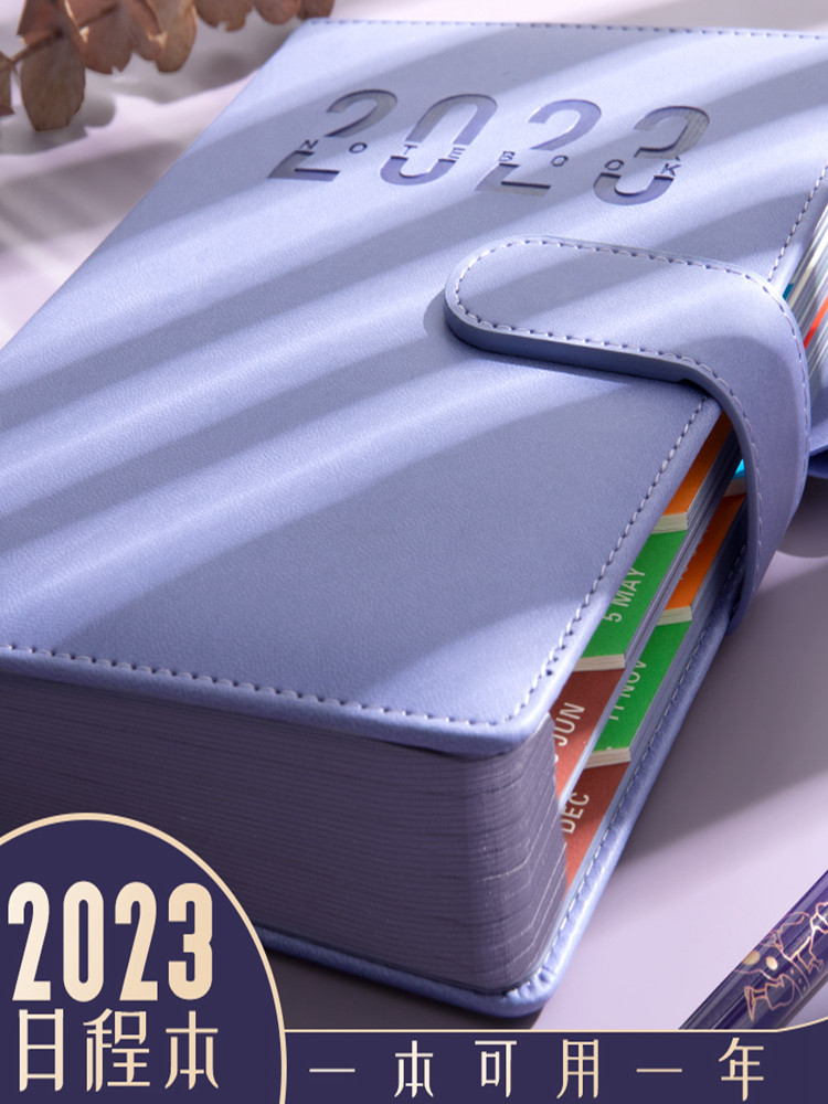 2025年日程本计画本日历本商务自律打卡本时间管理365天效率手册