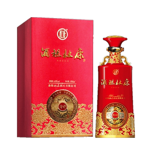 酒祖杜康传奇酒60度单瓶装 浓香型白酒纯粮2013年老酒