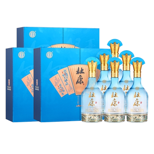 杜康文人墨客酒礼盒52度500ml*6瓶整箱送礼收藏文化联名纯粮食酒