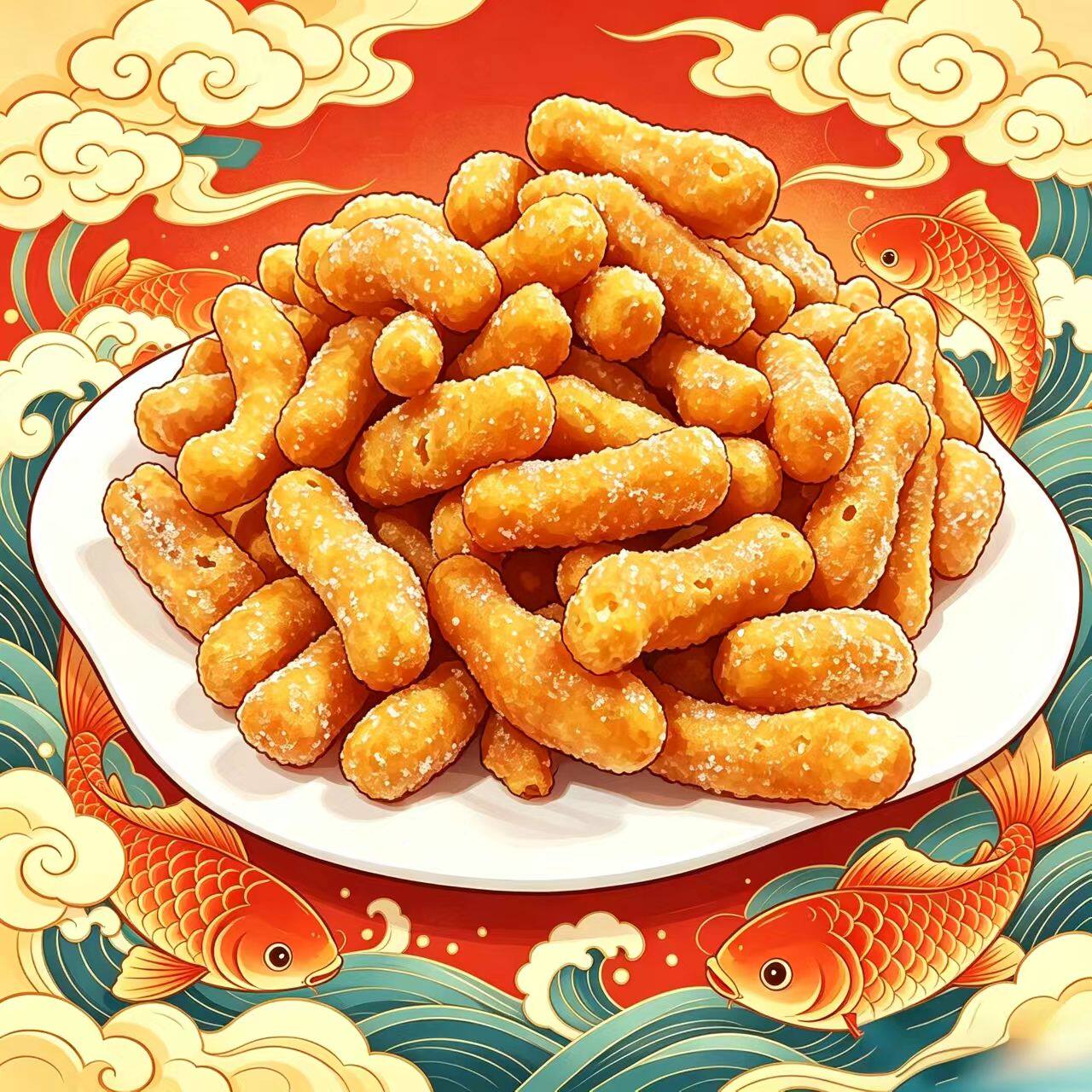 江米条饼干整箱早餐网红零食办公室充饥休闲散装食品小吃整箱发货