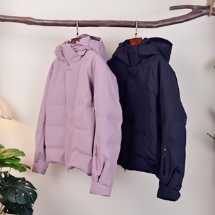【墨渲臻品】户外女款羽绒服 蓬松防风微防水双层防风内胆夹克