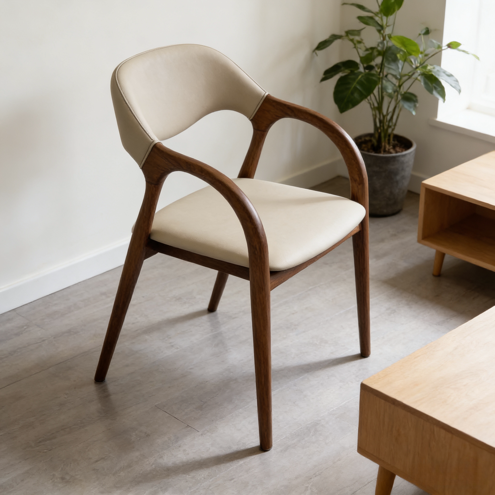 实木餐椅现代简约家用餐厅靠背椅北欧轻奢洽谈椅酒店休闲扶手椅子