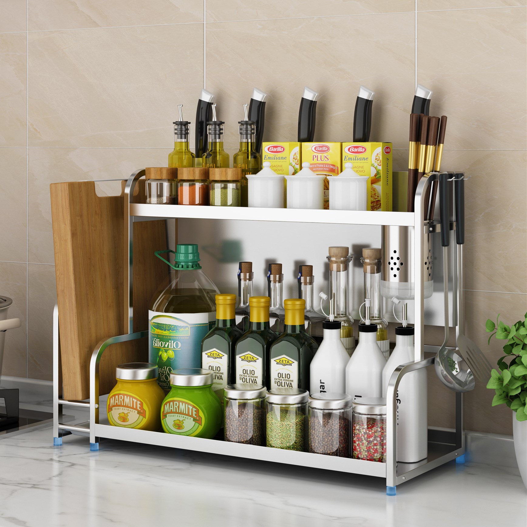 多功能加厚不锈钢带刀板厨房用品