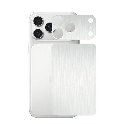 适用苹果17pro镂空底座膜iphone17promax金属拉丝纹后背膜软膜17pm手机后置镜头模组新款保护贴膜防指纹刮花