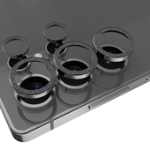 镜头圈镶水钻s24后相机镜头膜保护s23 闪钻新款 适用三星S25ultra镂空版 手机摄像头贴保护圈s25u金属盖单圈