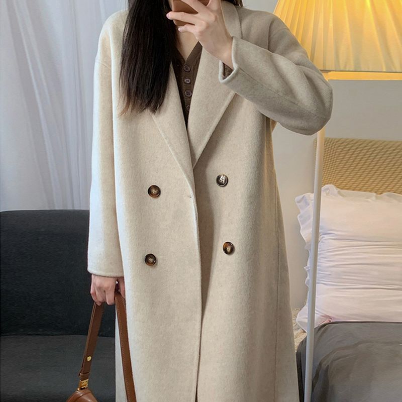 羽绒服内胆双面绒毛呢大