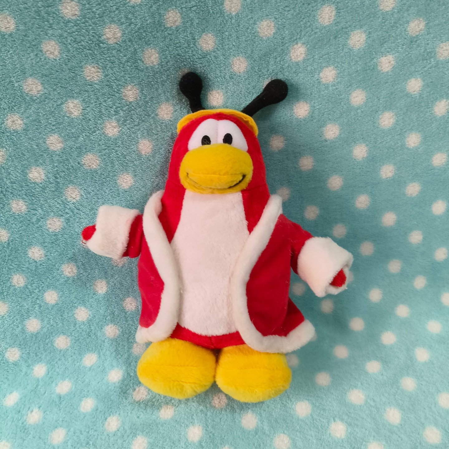 thumbnail for Foreign trade original single tail goods plush children's gift cartoon animation Ou Dan - slight flaw red penguin doll 2 in
