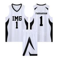 IMG University embroidered jersey custom close-knit version game basketball uniform Noah Farakan high-end DIY American narrow shoulder thumbnail 4