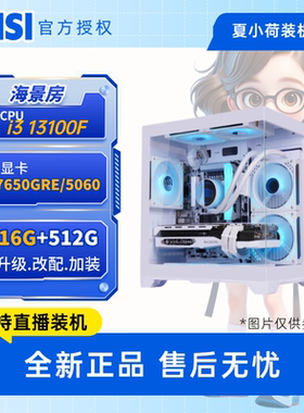 夏小荷推荐13100F/H610/ 办公主机/台式主机/电脑主机