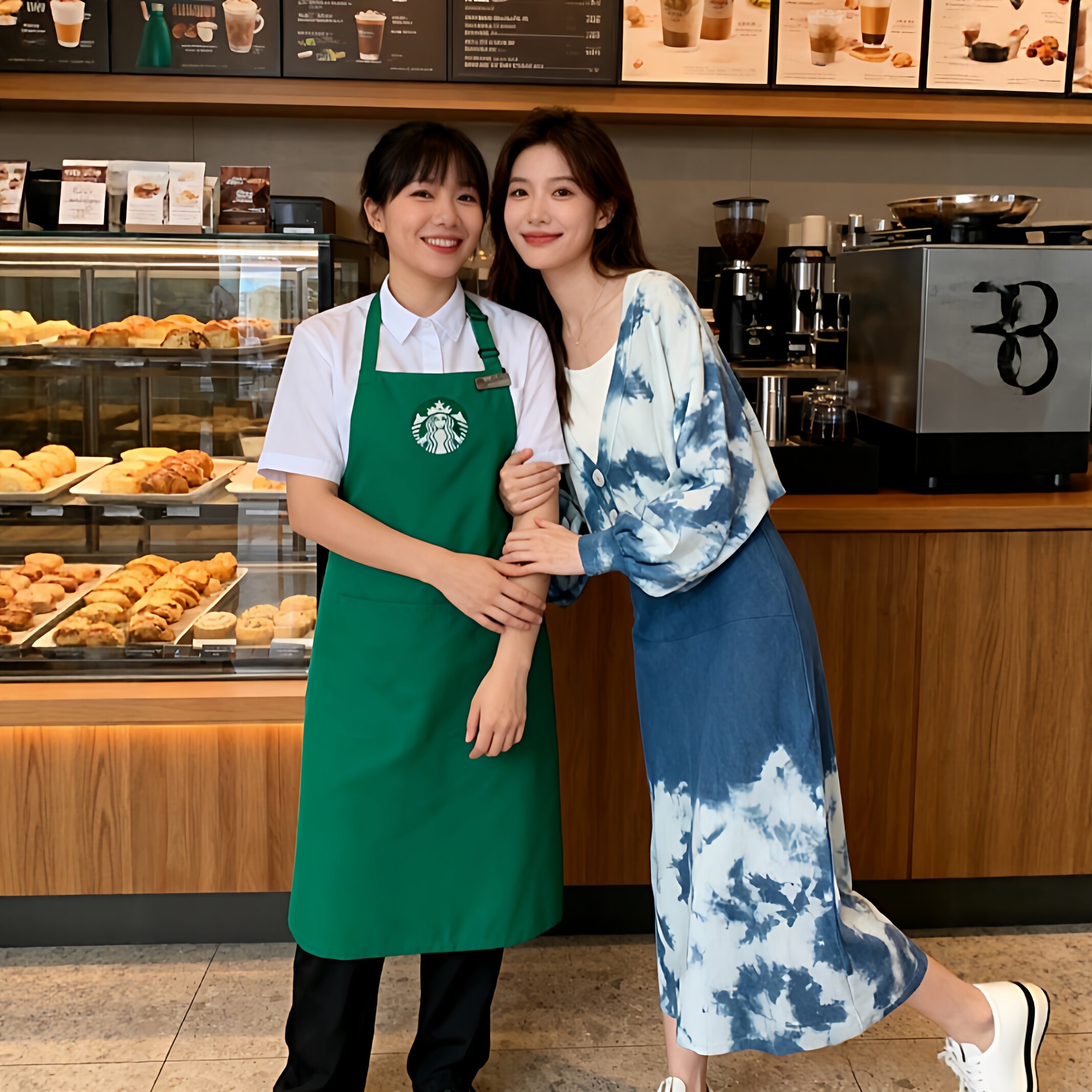 扎染针织时尚连衣裙套装女2025秋冬洋气毛衣开衫吊带裙显瘦两件套