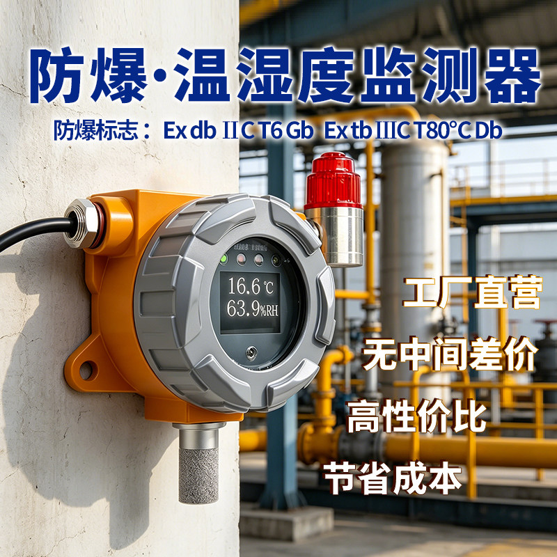 智能工厂车间高精数显温湿度计图片