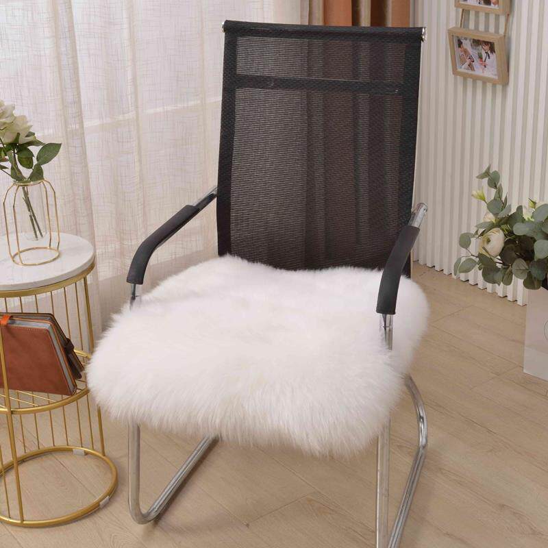 澳洲纯羊毛椅子垫加厚餐椅垫老板椅电脑椅屁股垫办公室坐垫学生