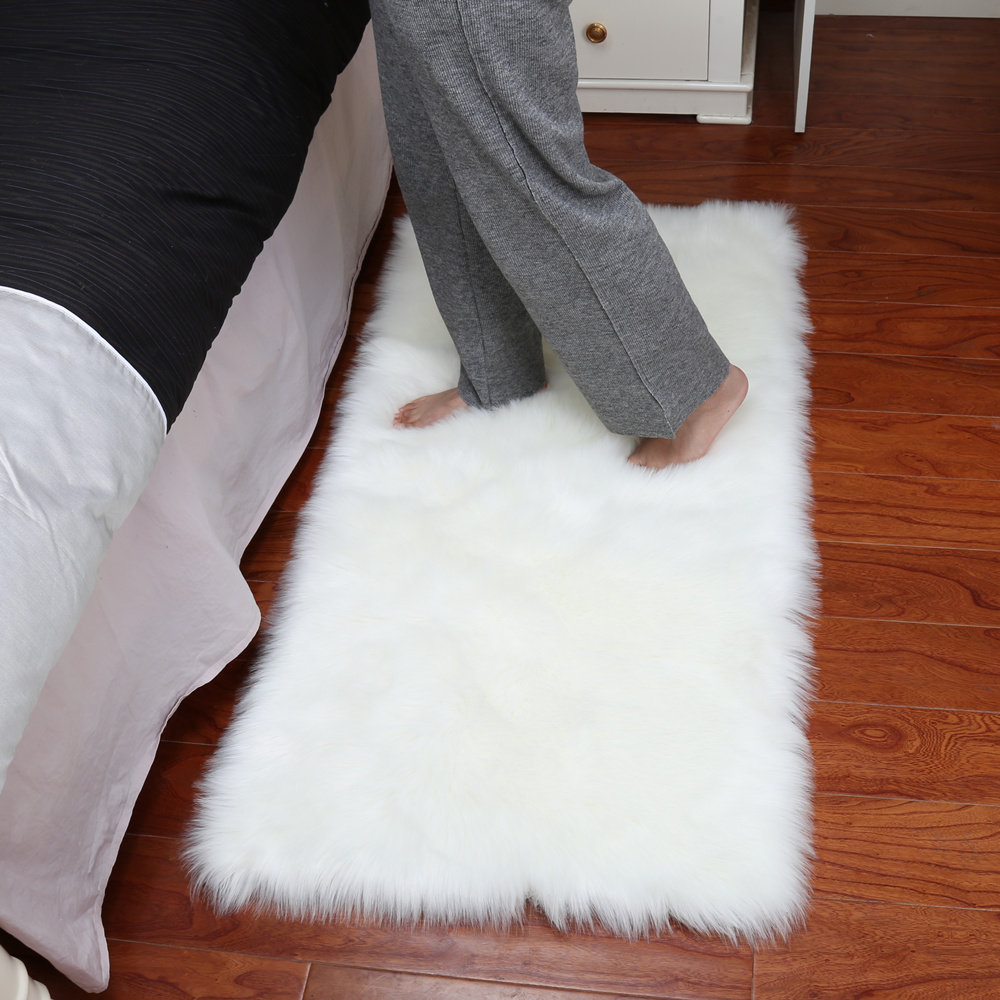 欧式客厅茶几长方形地毯满铺卧室床边地毯榻榻米飘窗垫加厚长毛绒