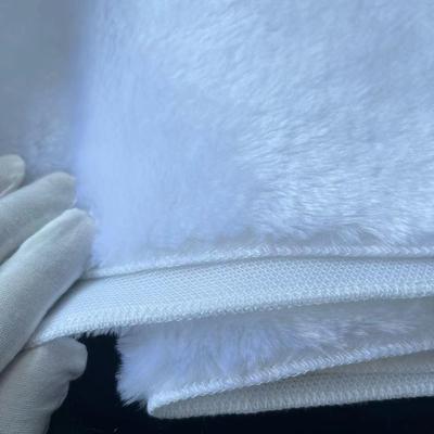 白色黑色毛绒布料珠宝柜台布展示垫布柜台垫底布饰品垫背景毯