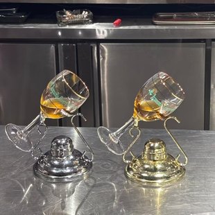 咖啡杯架烤杯玻璃杯套装复古咖啡器爱尔兰咖啡威士忌专用杯架套装