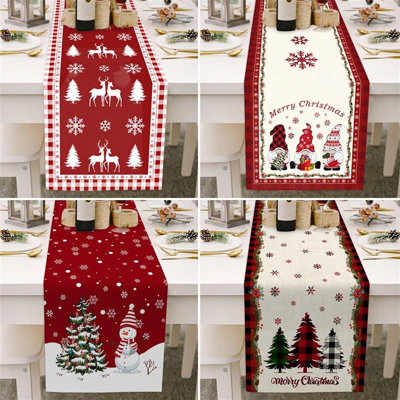 亚马逊新款圣诞节桌旗