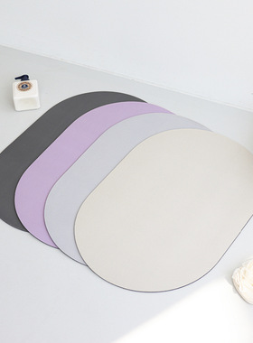 地毯小尺寸免打理硅藻泥橡胶软地客厅浴室卫生间吸水防滑入户门脚