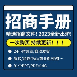 2025新品招商手册商场购物中心品牌加盟招商推广4A广告PPT模板