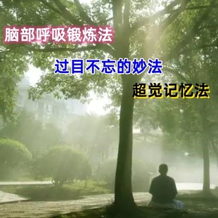 记忆力脑部呼吸锻炼改造大脑过目不忘修炼记忆法养生记忆训练方法
