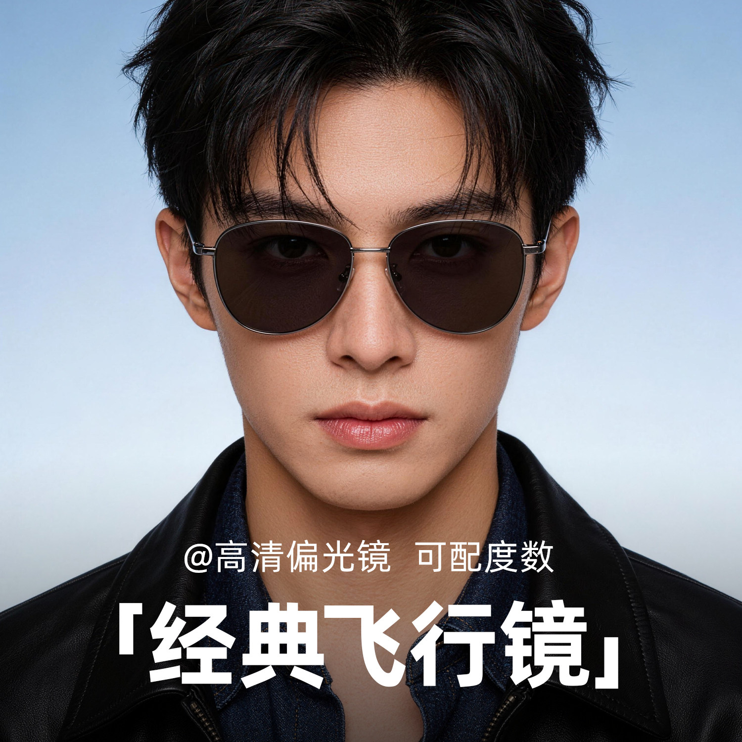 2026偏光墨镜男开车驾驶飞行员防紫外线钓鱼配近视太阳镜丹阳眼镜