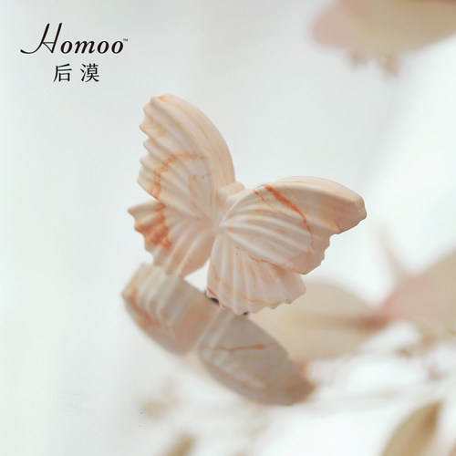 homoo夏季淡香汽车蝴蝶香薰
