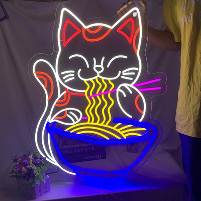 霓虹灯拉面寿司造型灯发光字