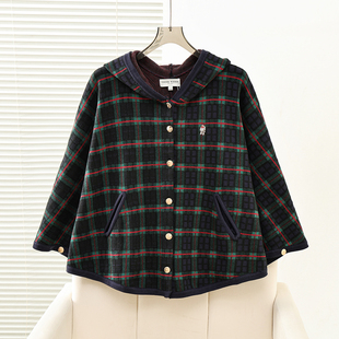 2026春季新款学院风复古绞花金扣针织毛衣开衫外套女TTCK2611C3K