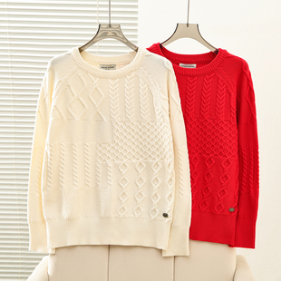 学院风舒适假两件针织圆领毛衣开衫 女装 TTCK2651C1A 新款 2026春季
