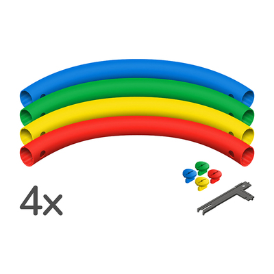 【官方授权】德国Quadro攀爬架大型室内玩具套装EVO/CLUP系列弯管