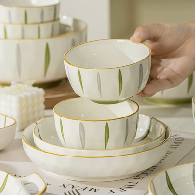 2025新款高颜值陶瓷碗碟碗筷饭碗