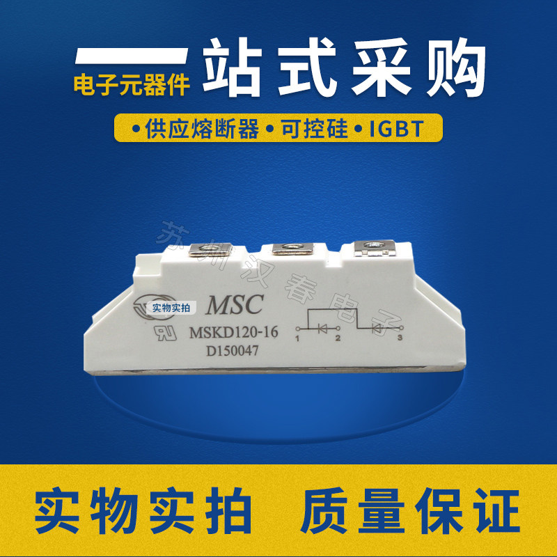 二极管模块MSKD120-16 MSCD120-16 MSCD100-16 可控硅 整流桥