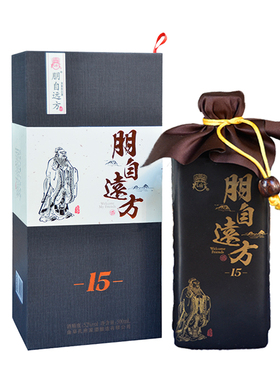 孔府家 朋自远方15白酒 52度浓香型酒 500mlx1瓶 商务用酒 粮食酒