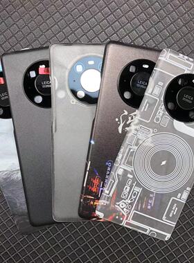 适用华为mate40pro塑料后盖Mate40E替换玻璃外后屏40背壳透明背盖