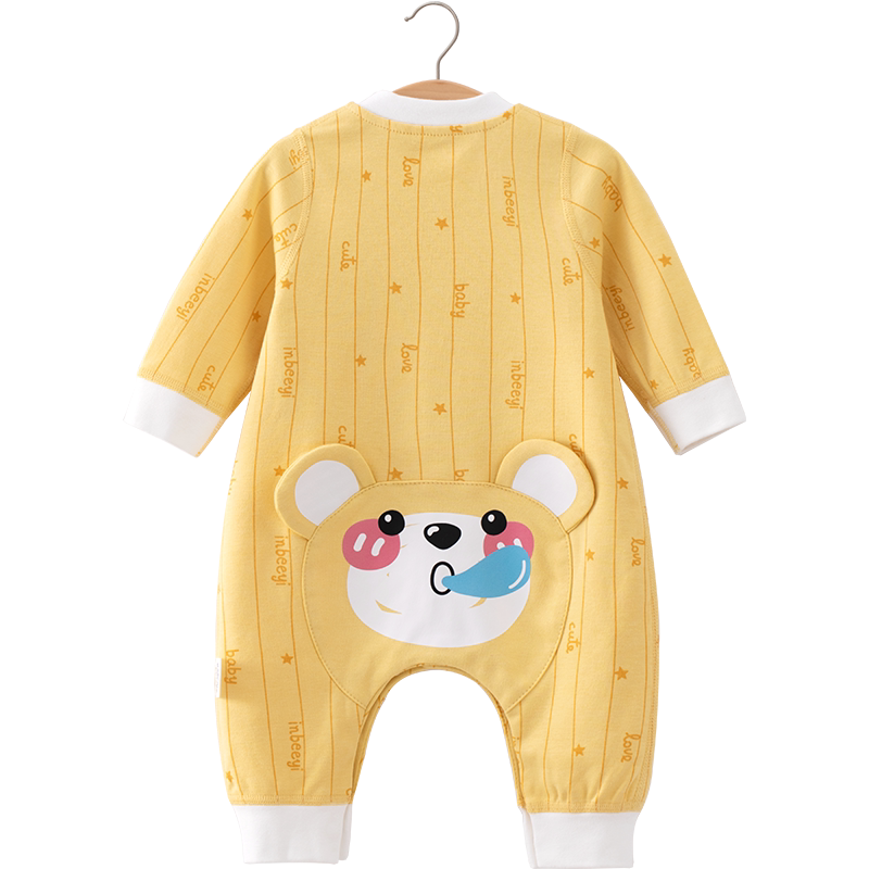 婴蓓依婴幼儿纯棉超萌外出爬服