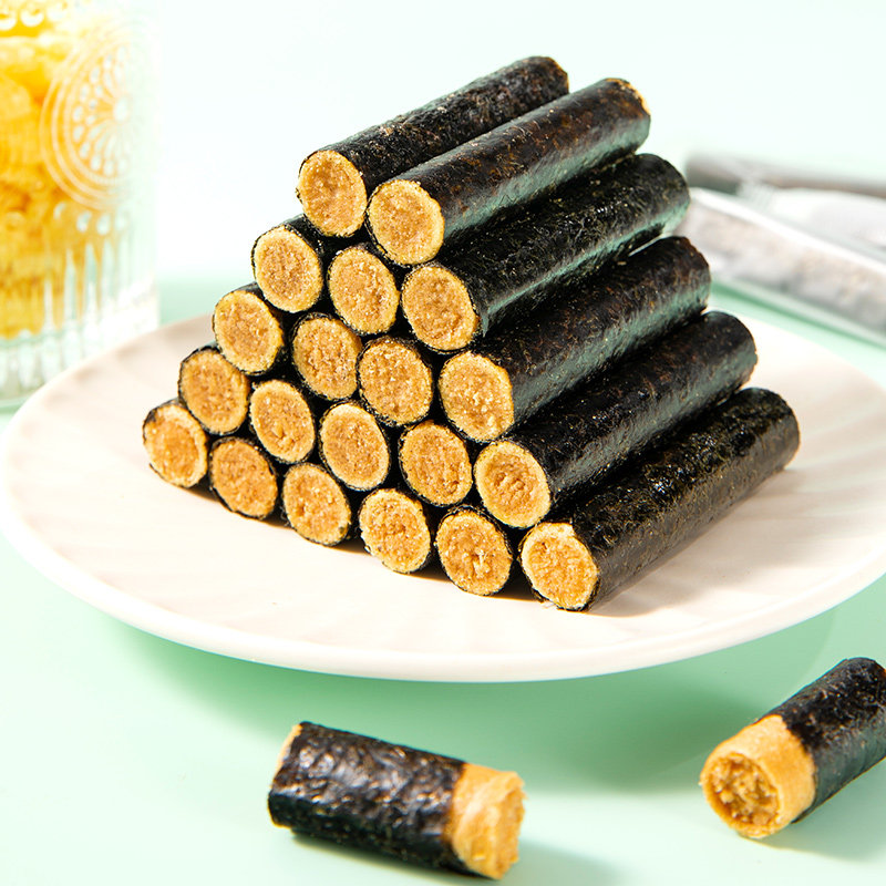 网红肉松海苔卷夹心儿童休闲海苔卷散装网红小吃即食小包装零食
